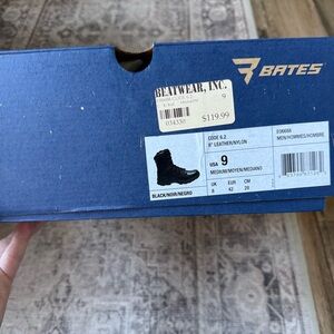 Bates Men's Black Tactical Sport Work Boot - Round Toe - E06688 Size 9
